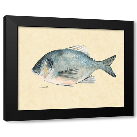 Catch of the Day I Black Modern Wood Framed Art Print by Scarvey, Emma