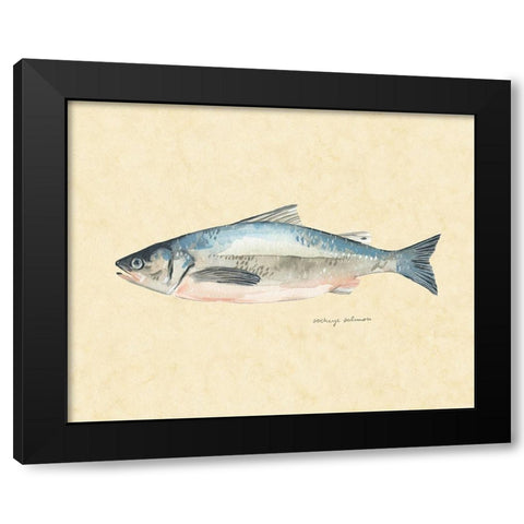 Catch of the Day IV Black Modern Wood Framed Art Print with Double Matting by Scarvey, Emma