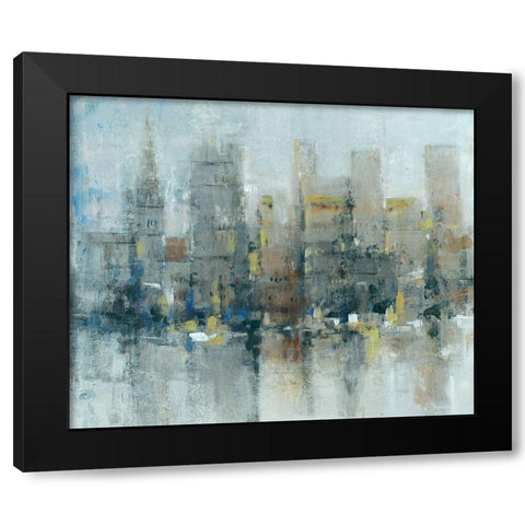 City Proper I Black Modern Wood Framed Art Print with Double Matting by OToole, Tim