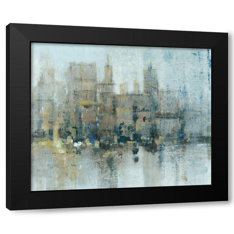 City Proper II Black Modern Wood Framed Art Print with Double Matting by OToole, Tim