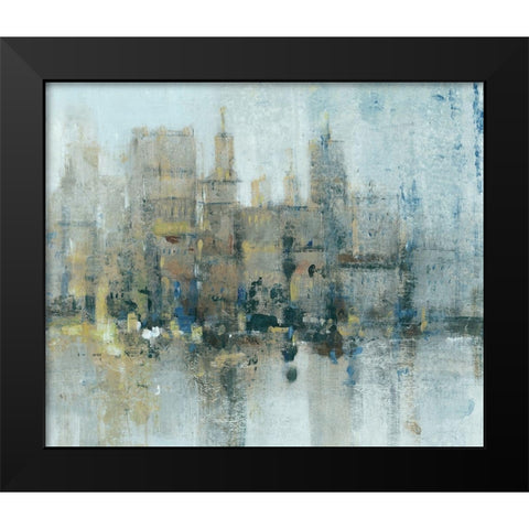 City Proper II Black Modern Wood Framed Art Print by OToole, Tim