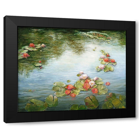 Tranquil Reflections I Black Modern Wood Framed Art Print by Kiggins, Debbie