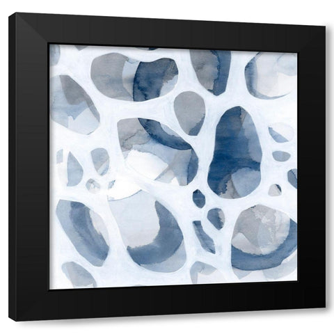 Lacuna IV Black Modern Wood Framed Art Print with Double Matting by Popp, Grace
