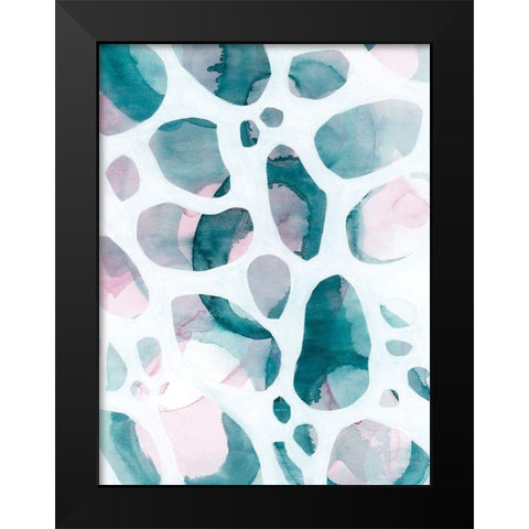 Asteroid Break I Black Modern Wood Framed Art Print by Popp, Grace