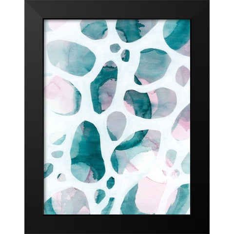Asteroid Break II Black Modern Wood Framed Art Print by Popp, Grace
