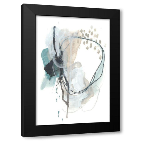 Force Reaction I Black Modern Wood Framed Art Print with Double Matting by Vess, June Erica