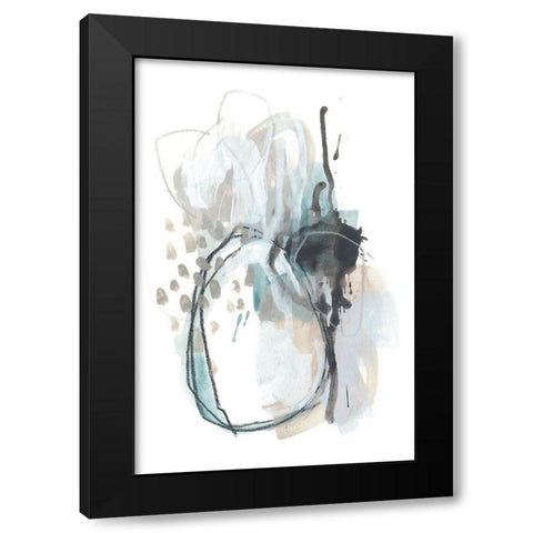 Force Reaction II Black Modern Wood Framed Art Print with Double Matting by Vess, June Erica