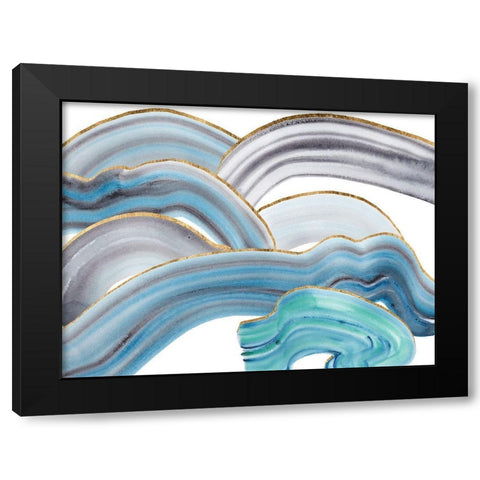 Cloudy Day I Black Modern Wood Framed Art Print with Double Matting by Wang, Melissa