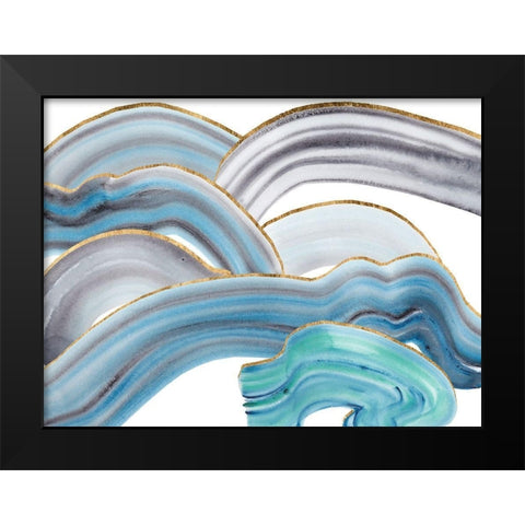 Cloudy Day I Black Modern Wood Framed Art Print by Wang, Melissa