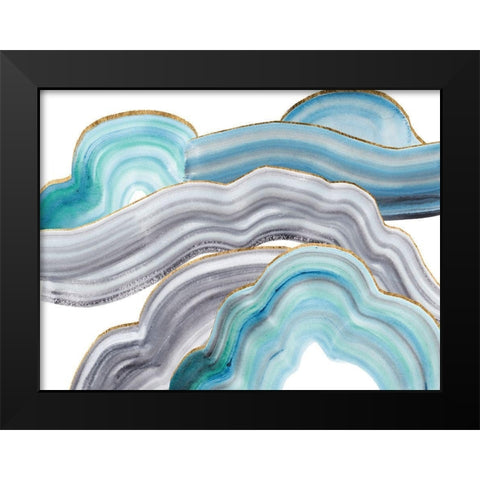 Cloudy Day II Black Modern Wood Framed Art Print by Wang, Melissa