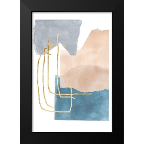 Matter Dissolving IV Black Modern Wood Framed Art Print by Wang, Melissa