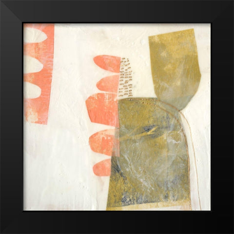 Gilded Coral I Black Modern Wood Framed Art Print by Goldberger, Jennifer