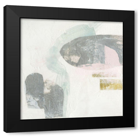 Muted Clusters II Black Modern Wood Framed Art Print by Goldberger, Jennifer