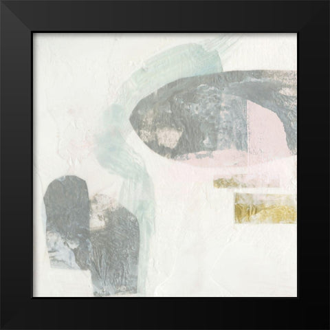 Muted Clusters II Black Modern Wood Framed Art Print by Goldberger, Jennifer