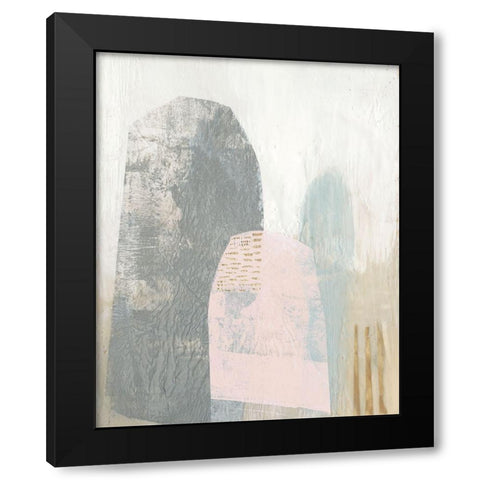 Arranged II Black Modern Wood Framed Art Print with Double Matting by Goldberger, Jennifer
