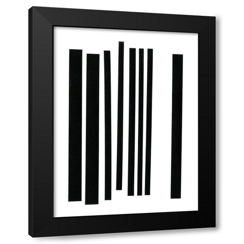 Prestige III Black Modern Wood Framed Art Print with Double Matting by Moore, Regina