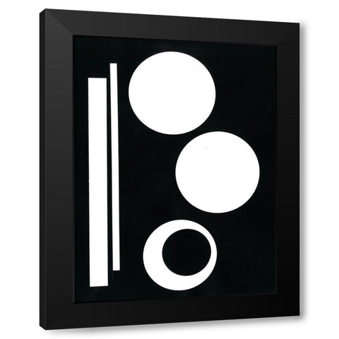 Prestige IV Black Modern Wood Framed Art Print with Double Matting by Moore, Regina
