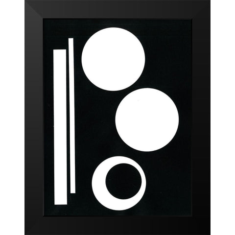 Prestige IV Black Modern Wood Framed Art Print by Moore, Regina