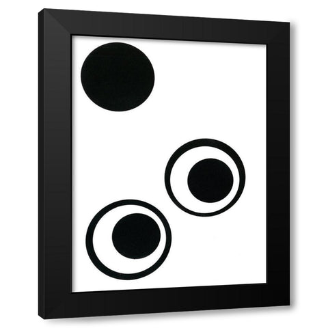 Prestige V Black Modern Wood Framed Art Print by Moore, Regina