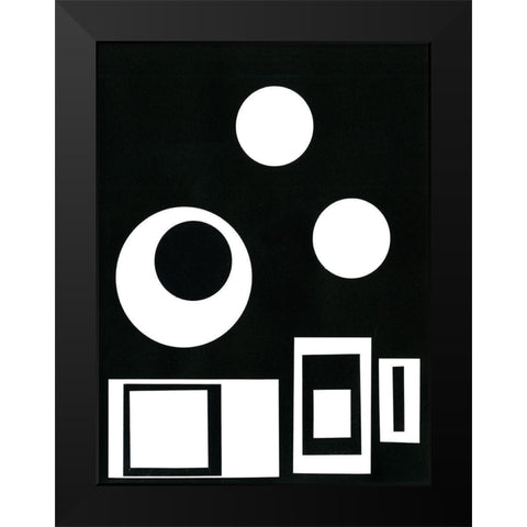 Prestige VI Black Modern Wood Framed Art Print by Moore, Regina
