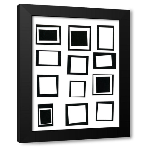 Prestige VII Black Modern Wood Framed Art Print by Moore, Regina