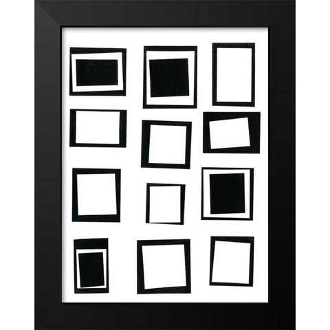 Prestige VII Black Modern Wood Framed Art Print by Moore, Regina