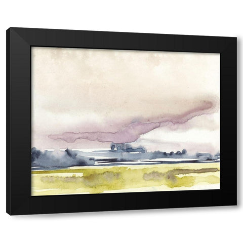 Amethyst Sky I Black Modern Wood Framed Art Print with Double Matting by Goldberger, Jennifer