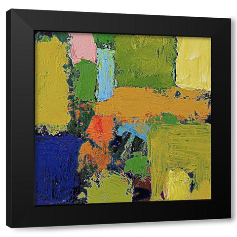 County Line III Black Modern Wood Framed Art Print with Double Matting by Friedlander, Allan