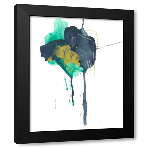 Morsel II Black Modern Wood Framed Art Print by Vess, June Erica