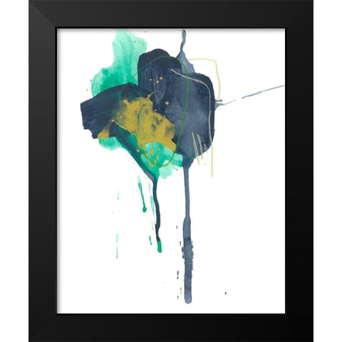 Morsel II Black Modern Wood Framed Art Print by Vess, June Erica