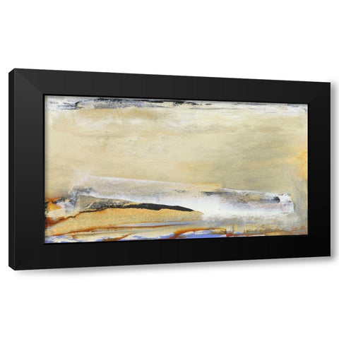 Tangent IV Black Modern Wood Framed Art Print by Gordon, Sharon