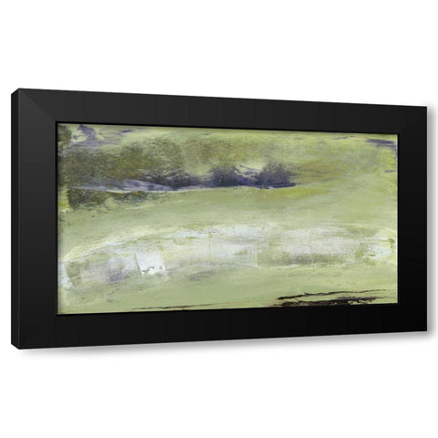 Tangent VI Black Modern Wood Framed Art Print with Double Matting by Gordon, Sharon