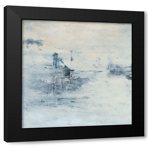Fog Lifting V Black Modern Wood Framed Art Print with Double Matting by Gordon, Sharon