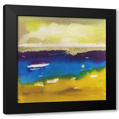 Nature at Peace I Black Modern Wood Framed Art Print with Double Matting by Combs, Joyce