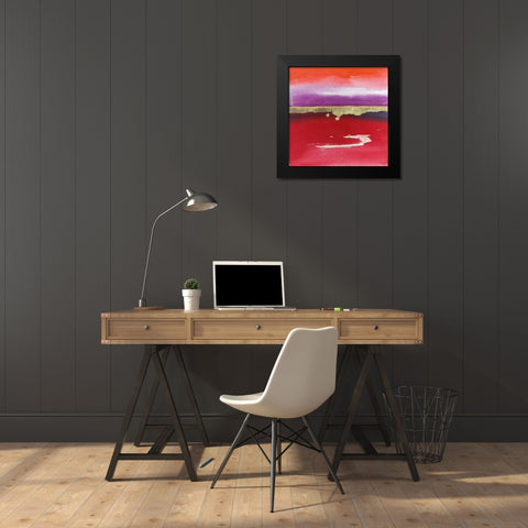 Nature at Peace II Black Modern Wood Framed Art Print by Combs, Joyce