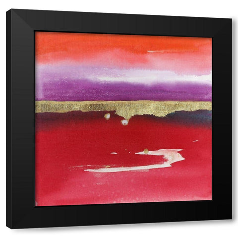 Nature at Peace II Black Modern Wood Framed Art Print by Combs, Joyce
