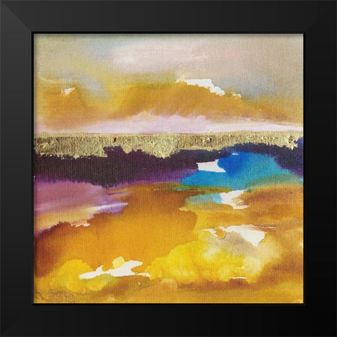 Nature at Peace III Black Modern Wood Framed Art Print by Combs, Joyce