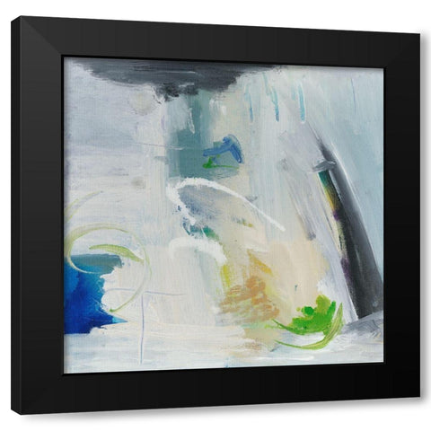 Floating Fantasies II Black Modern Wood Framed Art Print by Combs, Joyce