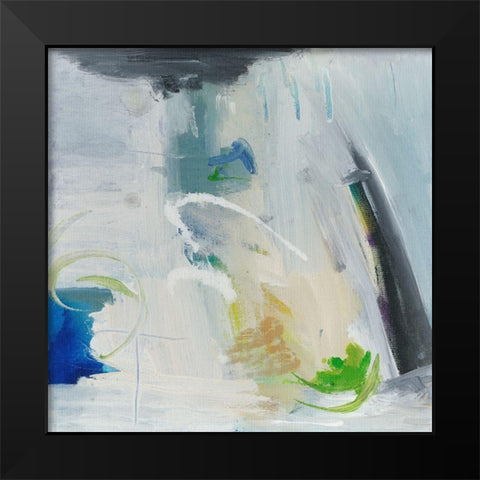 Floating Fantasies II Black Modern Wood Framed Art Print by Combs, Joyce