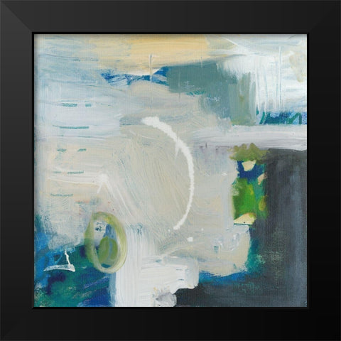Floating Fantasies III Black Modern Wood Framed Art Print by Combs, Joyce