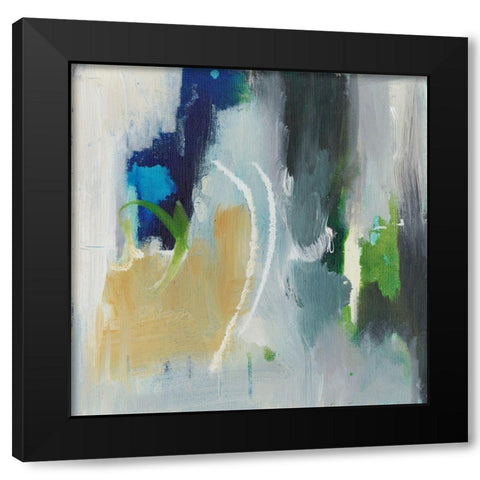 Floating Fantasies IV Black Modern Wood Framed Art Print by Combs, Joyce