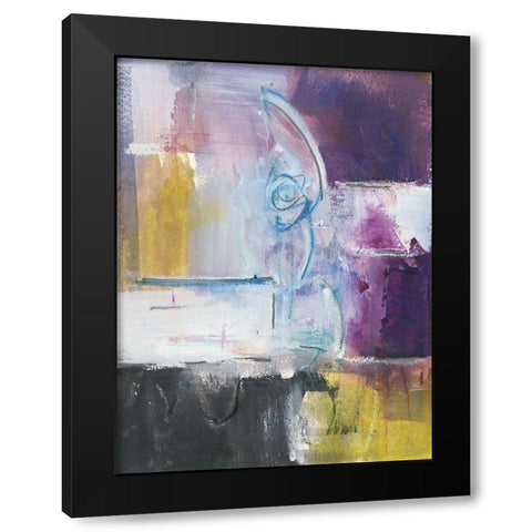New Beginning I Black Modern Wood Framed Art Print by Combs, Joyce