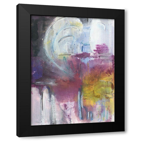 New Beginning III Black Modern Wood Framed Art Print by Combs, Joyce