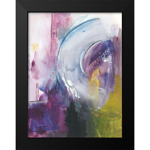 New Beginning IV Black Modern Wood Framed Art Print by Combs, Joyce