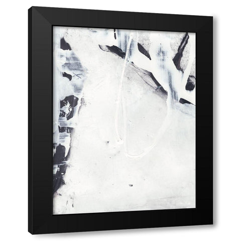 Fire and Ice II Black Modern Wood Framed Art Print with Double Matting by Combs, Joyce