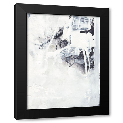 Fire and Ice III Black Modern Wood Framed Art Print by Combs, Joyce