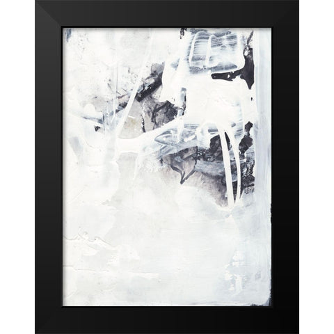 Fire and Ice III Black Modern Wood Framed Art Print by Combs, Joyce