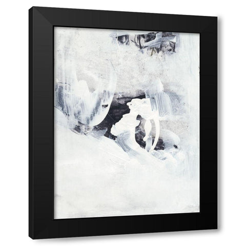 Fire and Ice IV Black Modern Wood Framed Art Print by Combs, Joyce