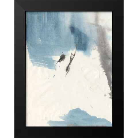 Peace I Black Modern Wood Framed Art Print by Combs, Joyce