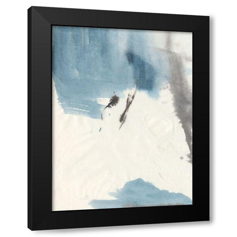 Peace I Black Modern Wood Framed Art Print with Double Matting by Combs, Joyce